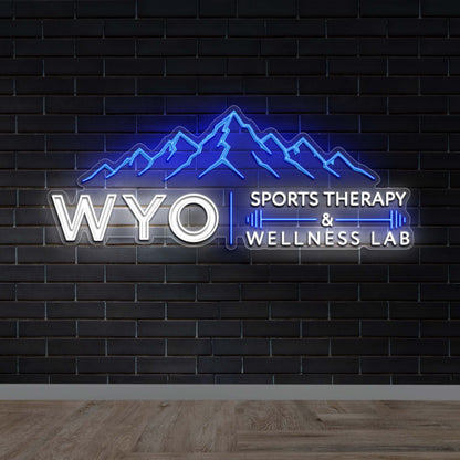 WYO Sports Therapy & Wellness Lab - Premium Neon Artwork