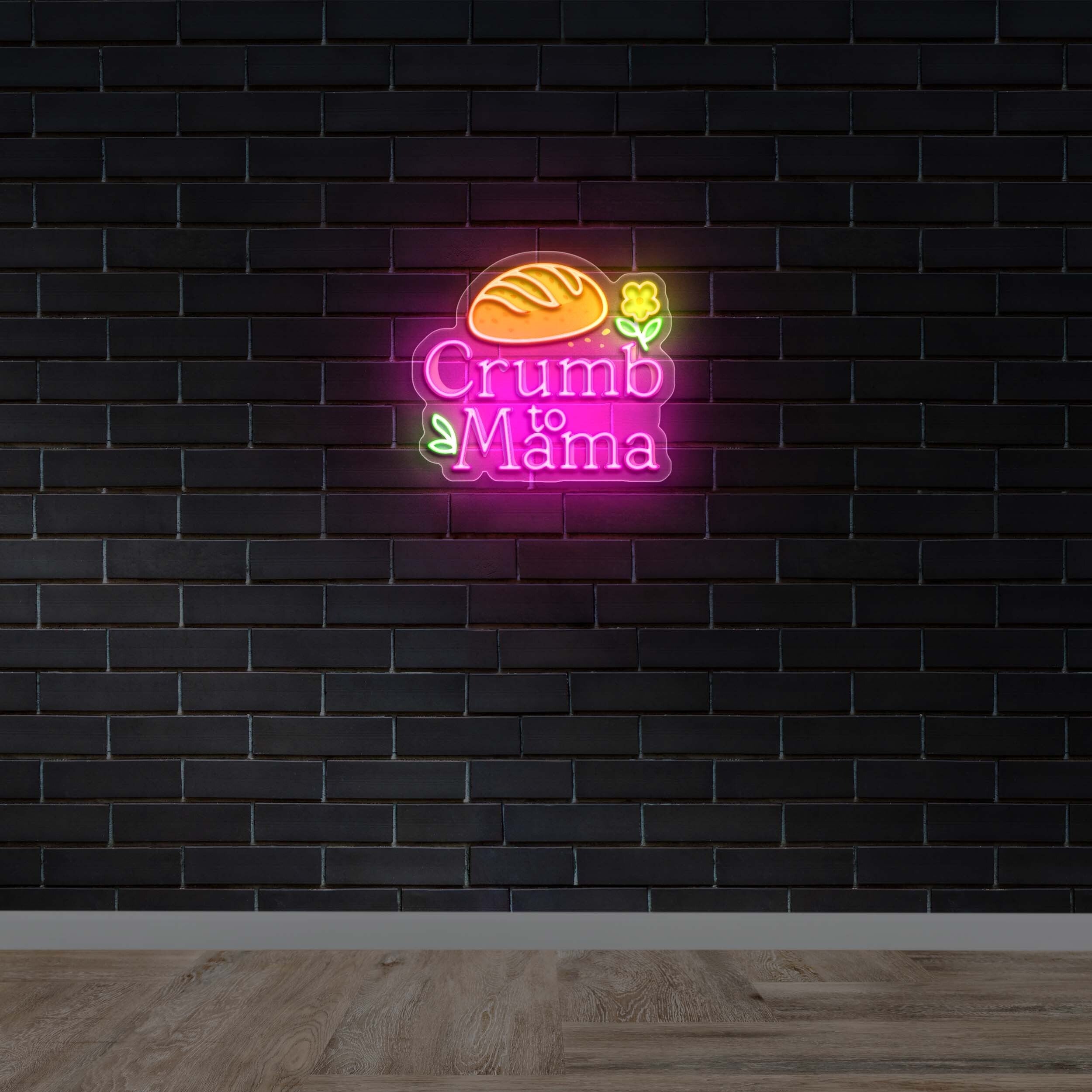 Crumb to Mama -  Premium Neon Artwork