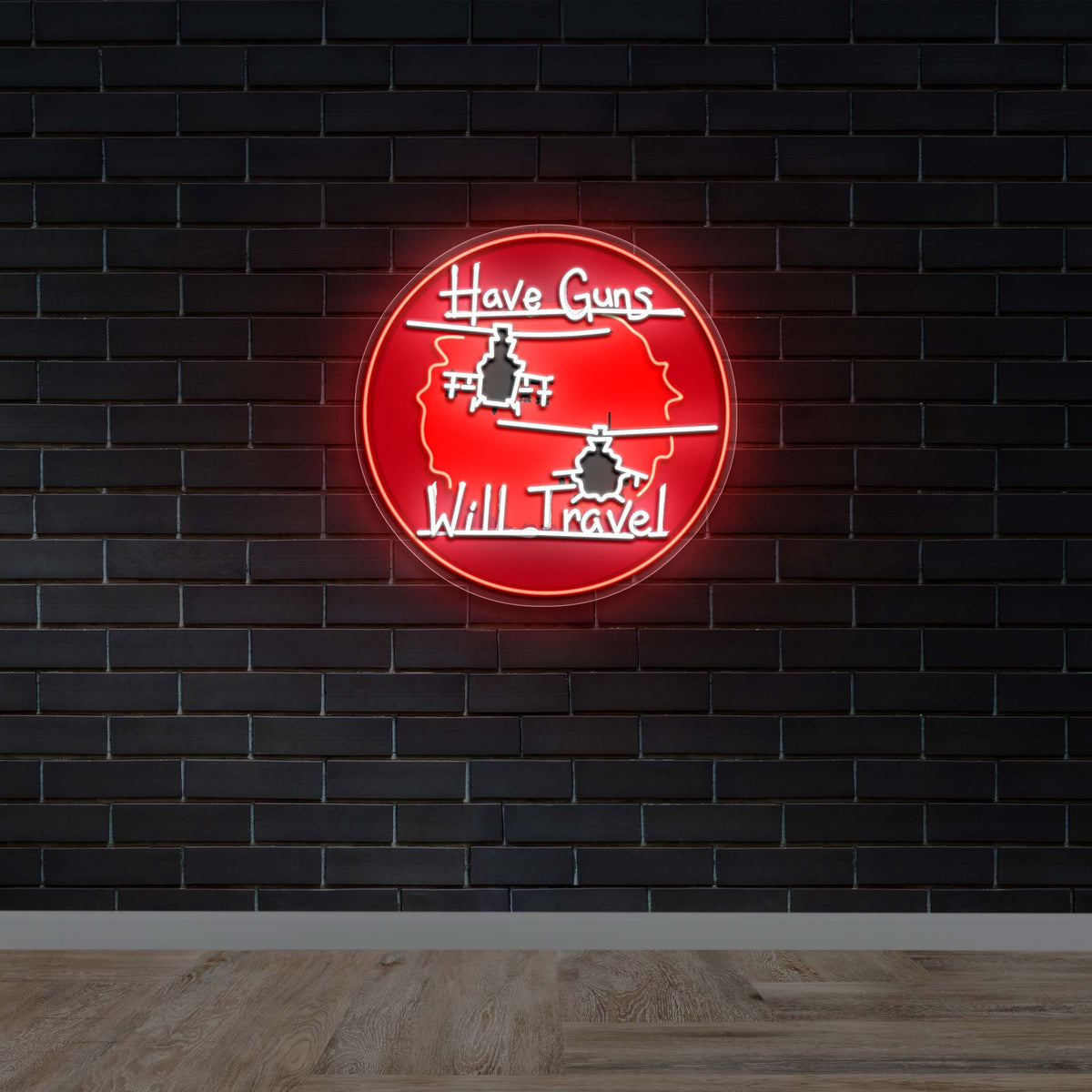 Have Guns Will Travel - Premium Neon Artwork