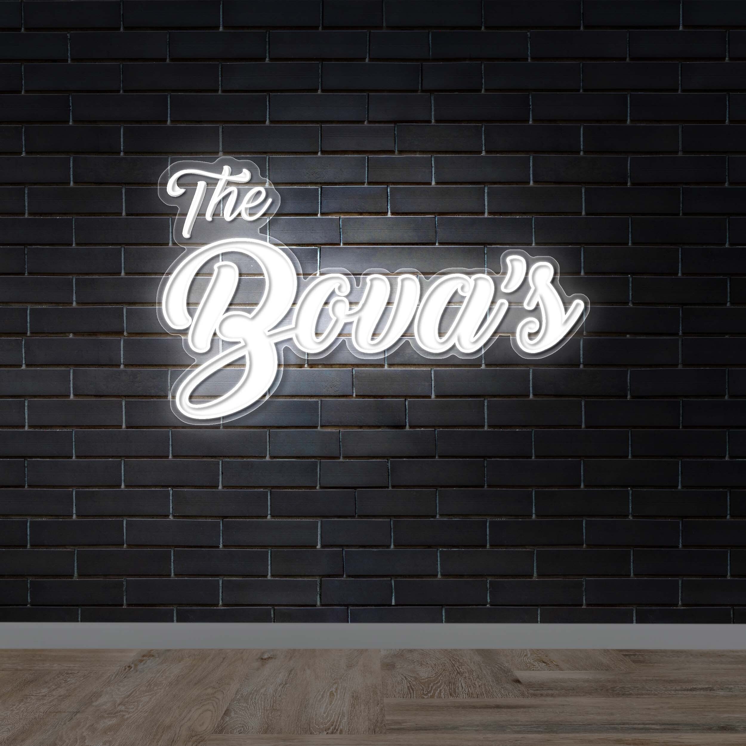 The Bova's - Premium Neon Artwork