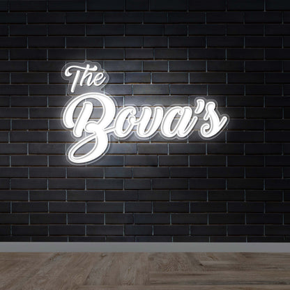 The Bova's - Premium Neon Artwork