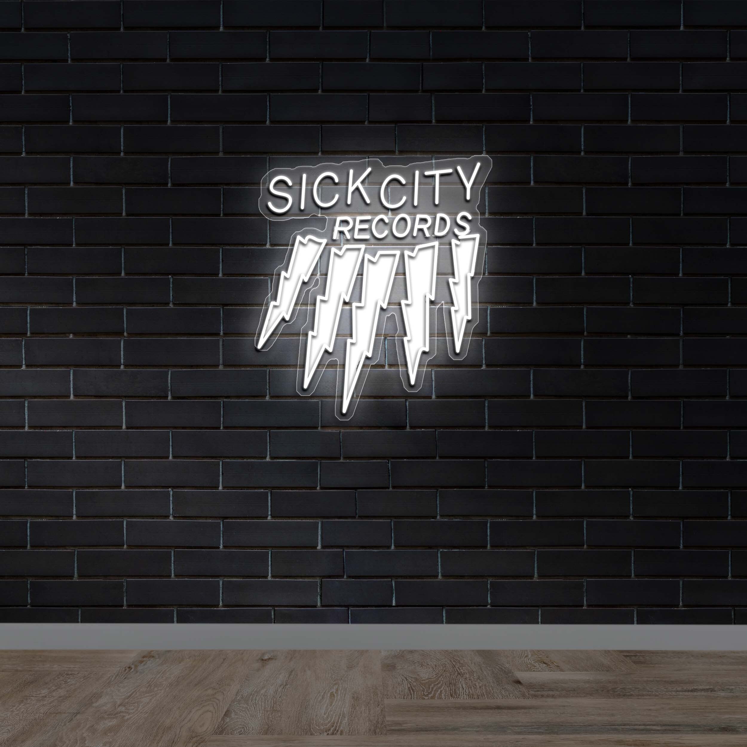 SICK CITY RECORDS - Premium Neon Artwork
