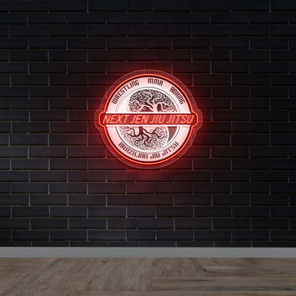 NEXT JEN JIU JITSU - Premium Neon Artwork