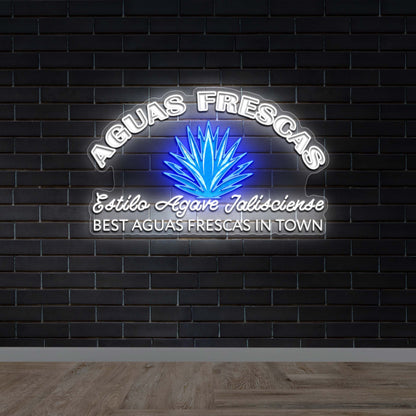 Aguas Frescas - Premium Neon Artwork