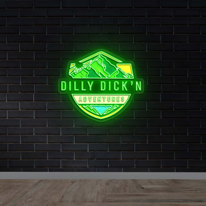 DILLY DICK'N - Premium Neon Artwork
