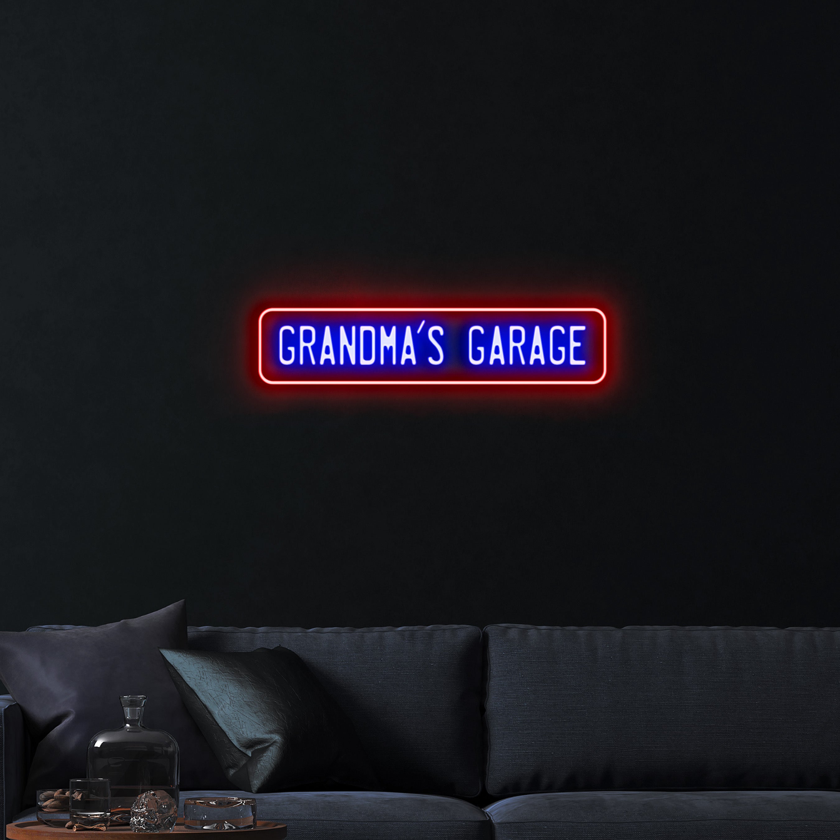 Grandma's Garage – Premium Neon Artwork