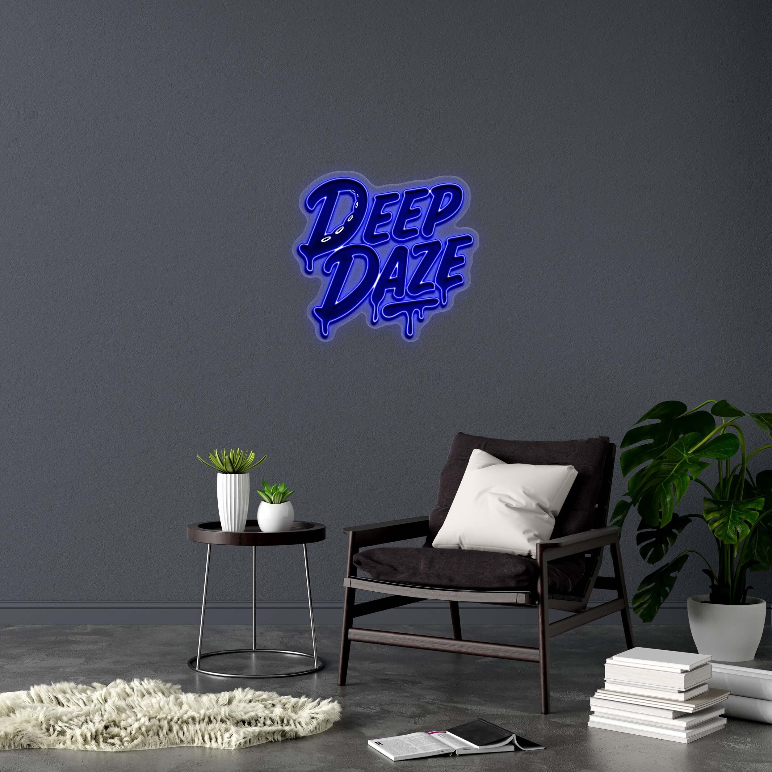 DEEP DAZE - Premium Neon Artwork