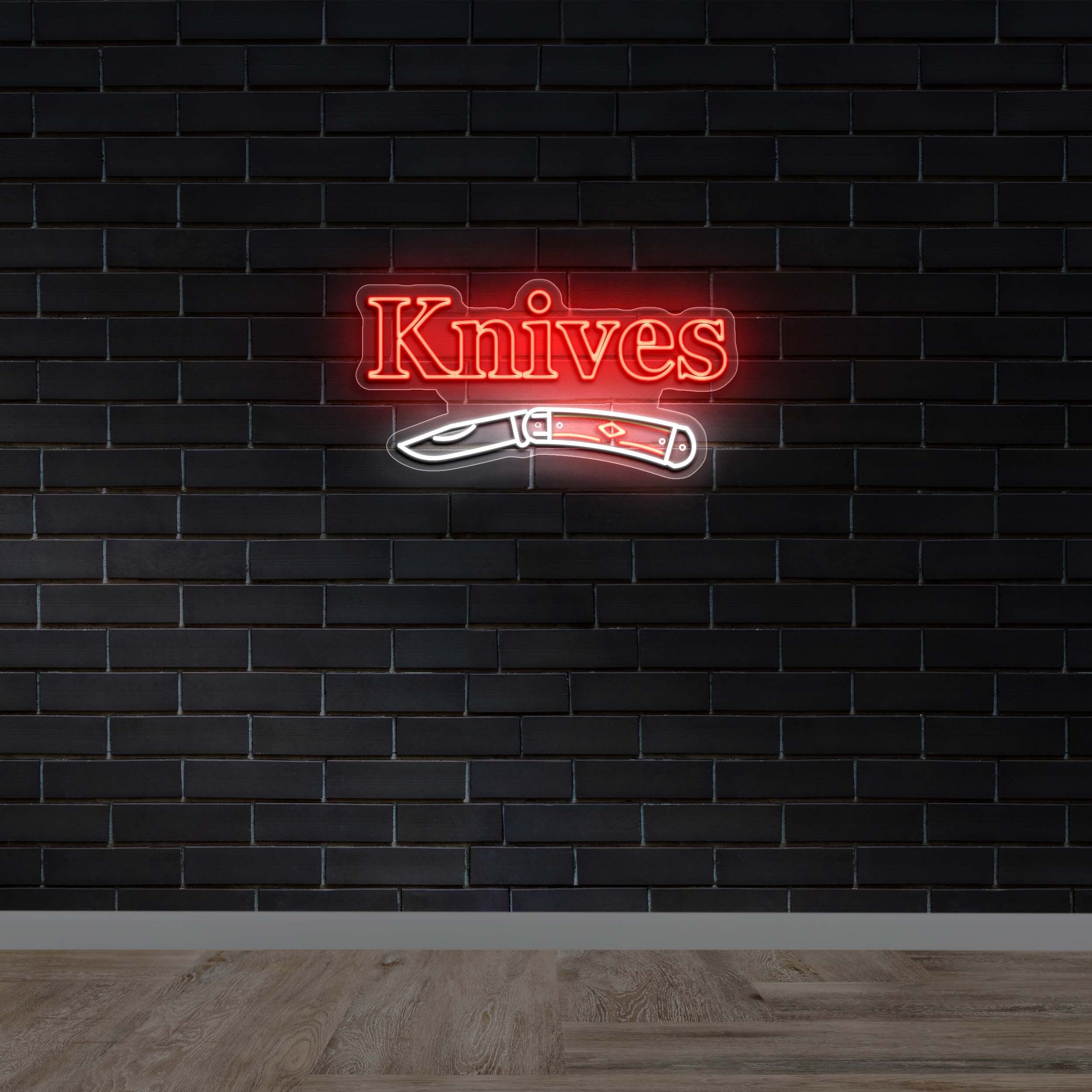 Knives - Premium Neon Artwork