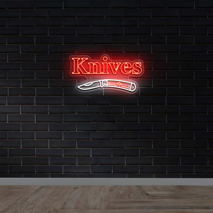 Knives - Premium Neon Artwork