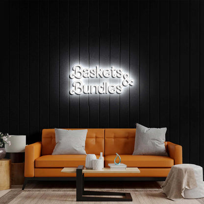 Baskets & Bundles - Premium Neon Artwork