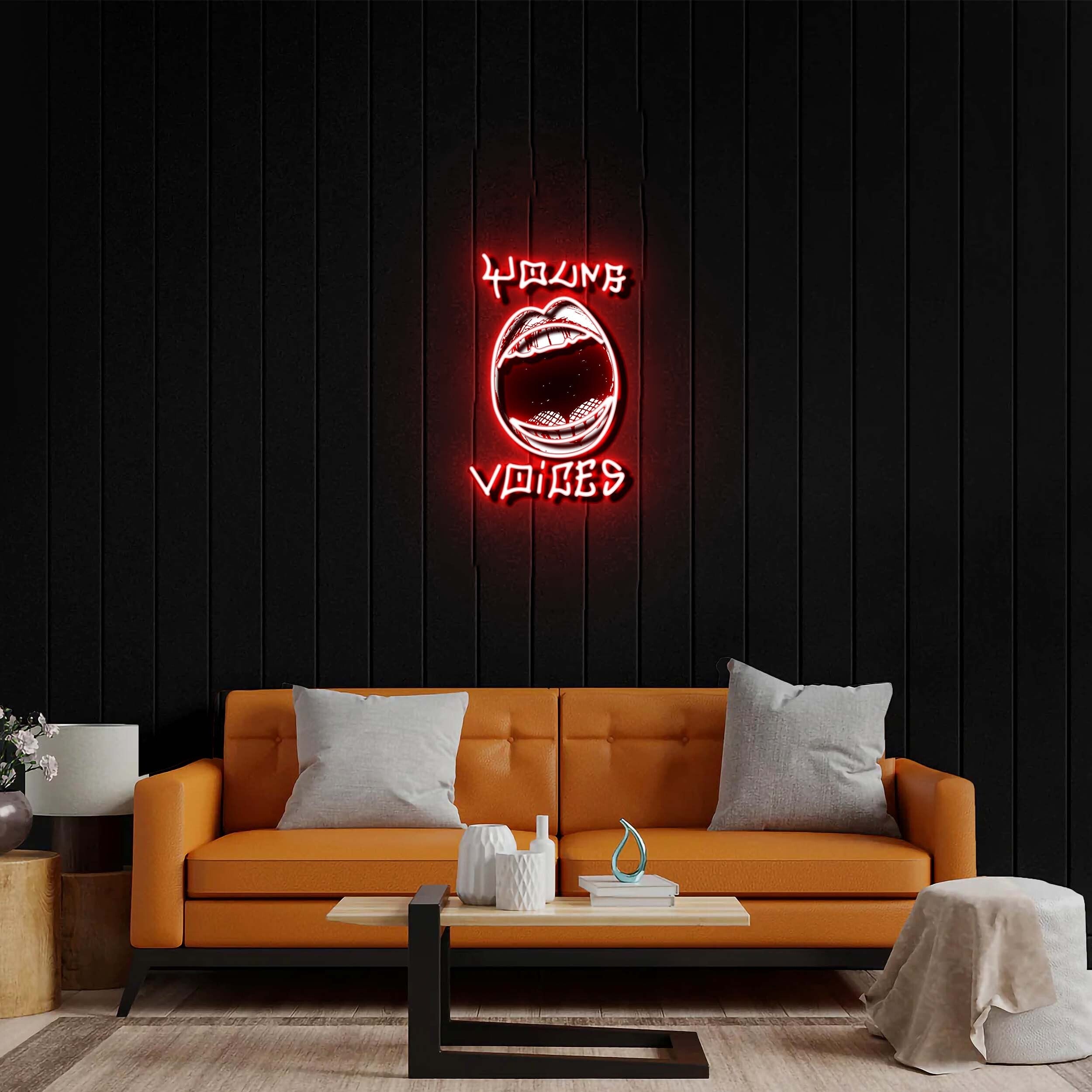 Young Voices - Premium Neon Artwork
