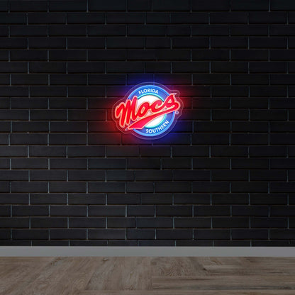 Florida Southern Mocs - Premium Neon Artwork