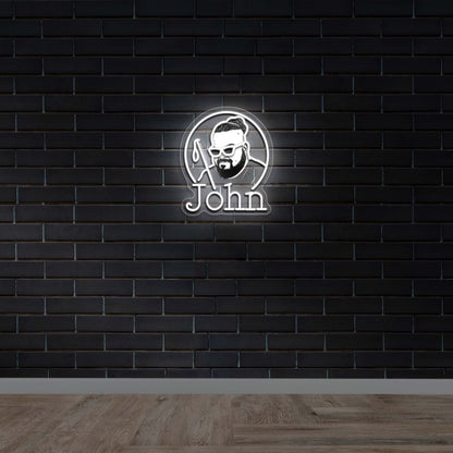 JOHN - Premium Neon Artwork