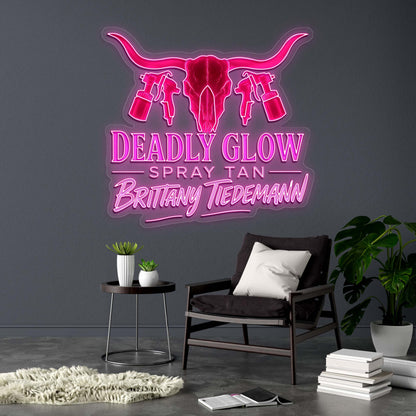DEADLY GLOW - Premium Neon Artwork