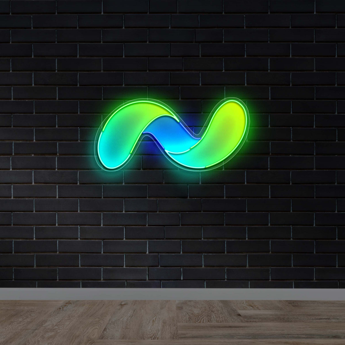 Infinity Wave - Premium Neon Artwork