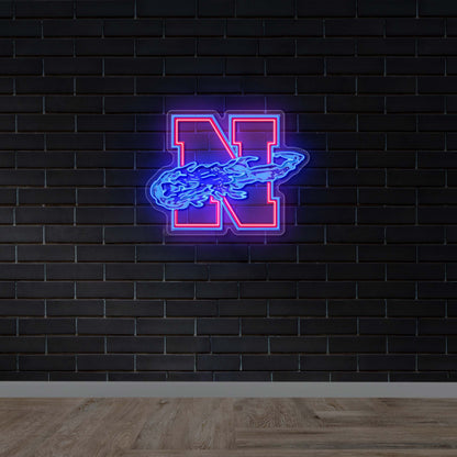 N - Premium Neon Artwork Size