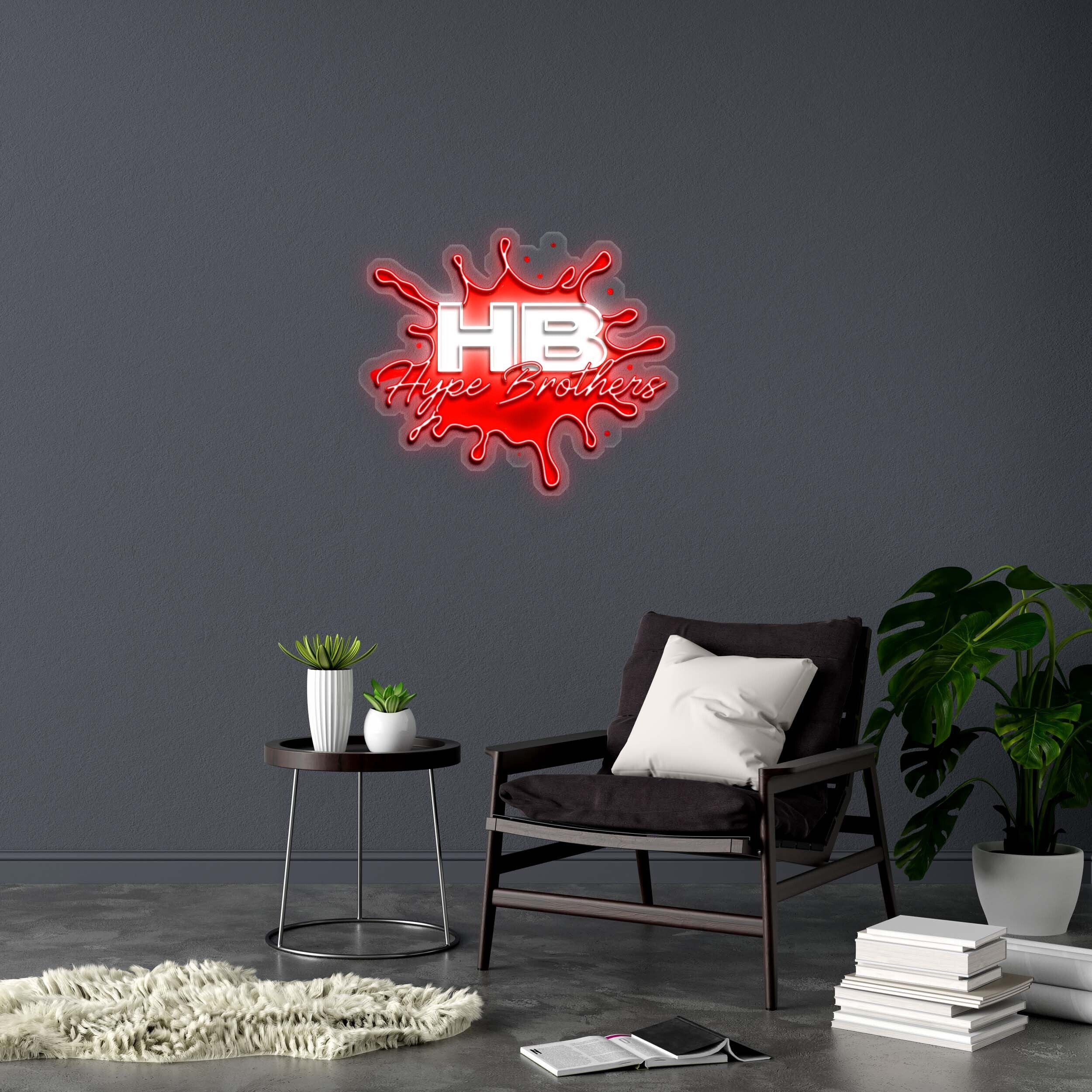 Hype Brothers (version 2) - Premium Neon Artwork