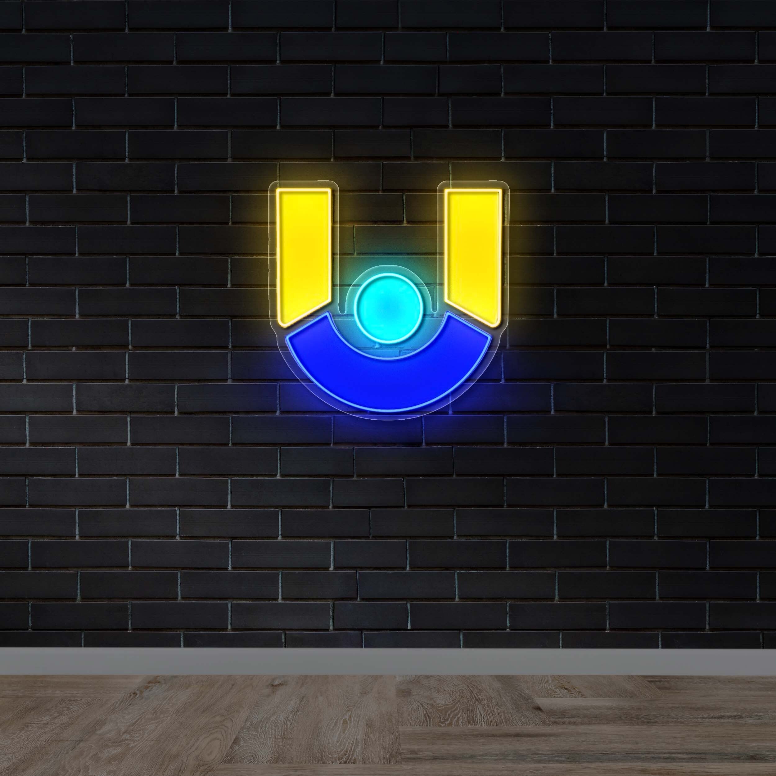 EmmUcare Home Health logo - Premium Neon Artwork