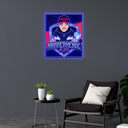 HAMMERHEADZ PLAYS -  Premium Neon Artwork