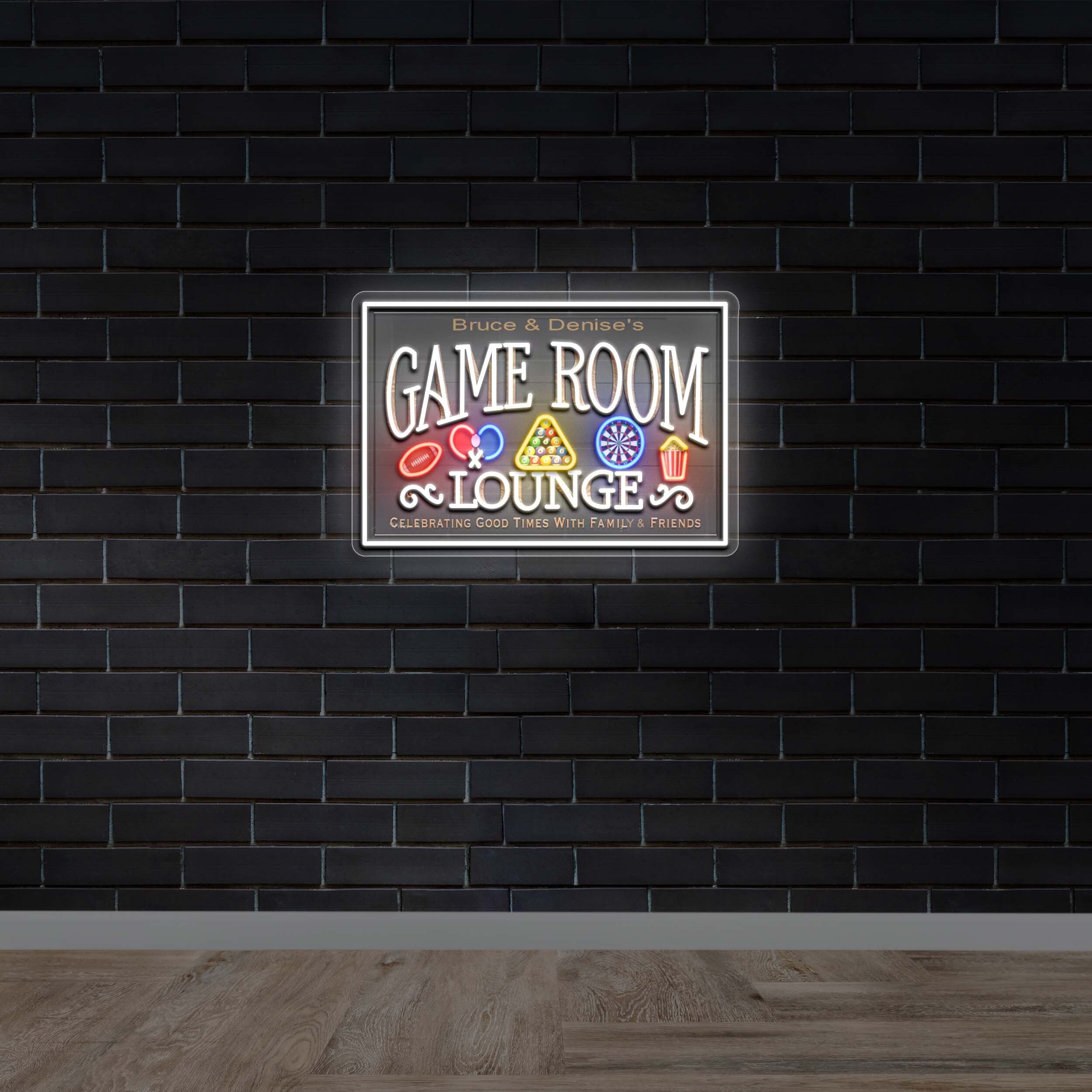 GAME ROOM - Premium Neon Artwork