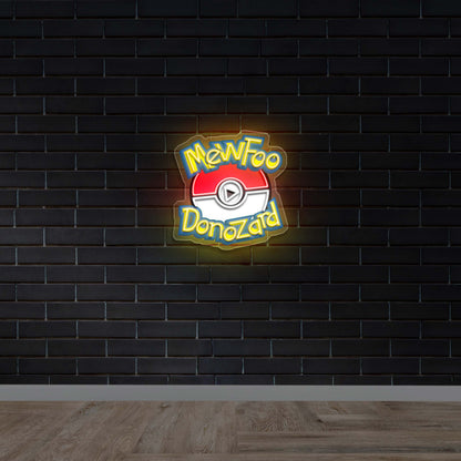 MewFoo Donozard - Premium Neon Artwork