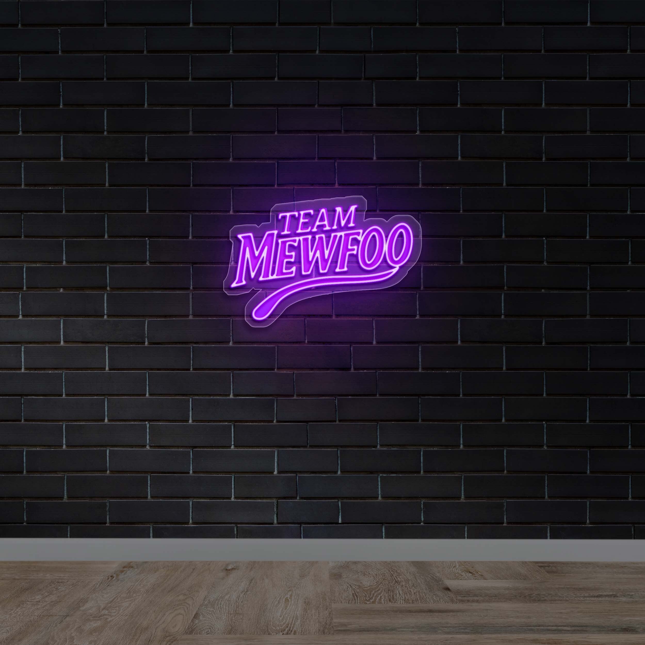 Team Mewfoo - Premium Neon Artwork