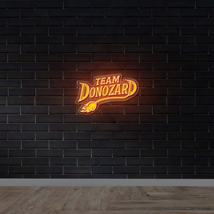 TEAM DONOZARD - Premium Neon Artwork