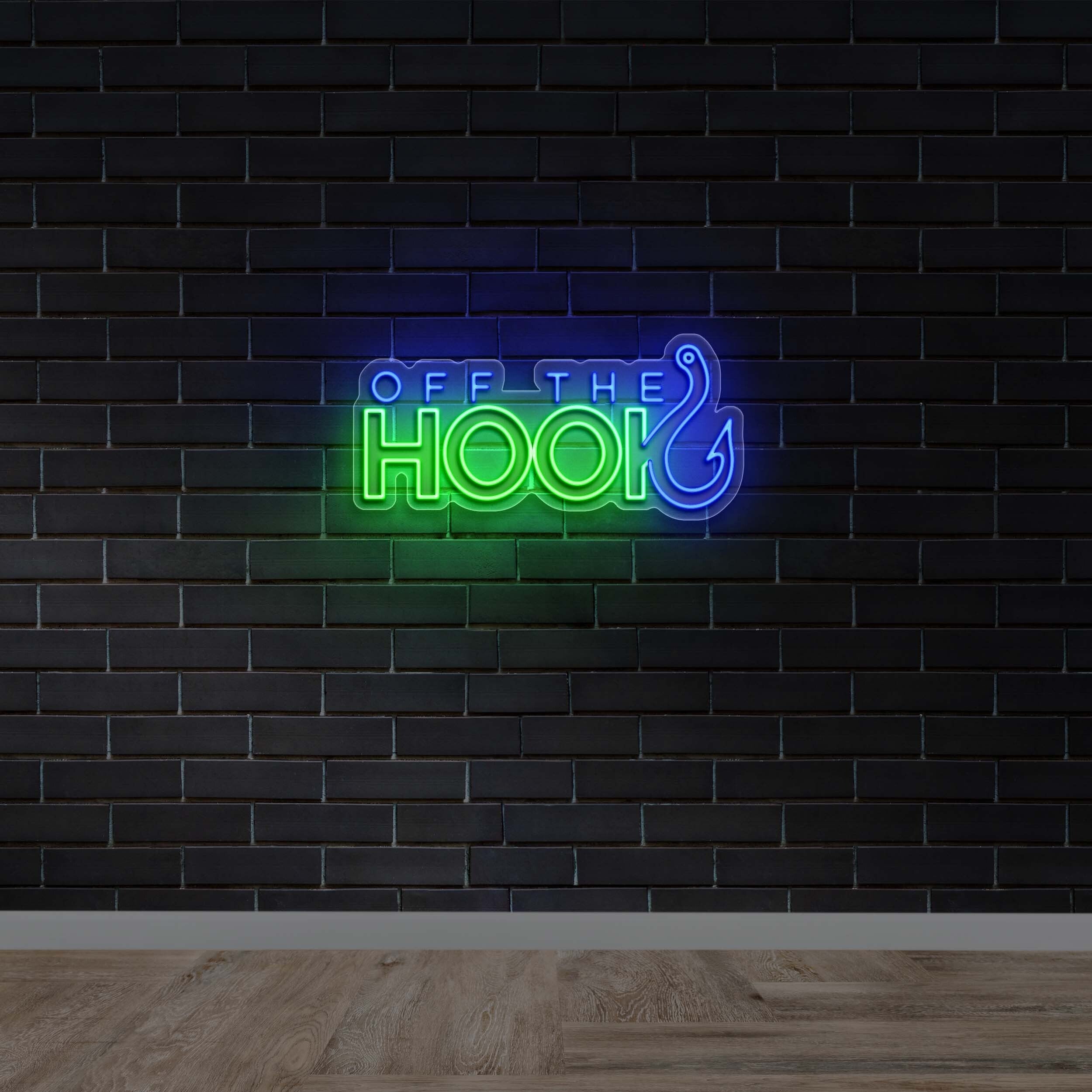 OFF THE HOOK - Premium Neon Artwork