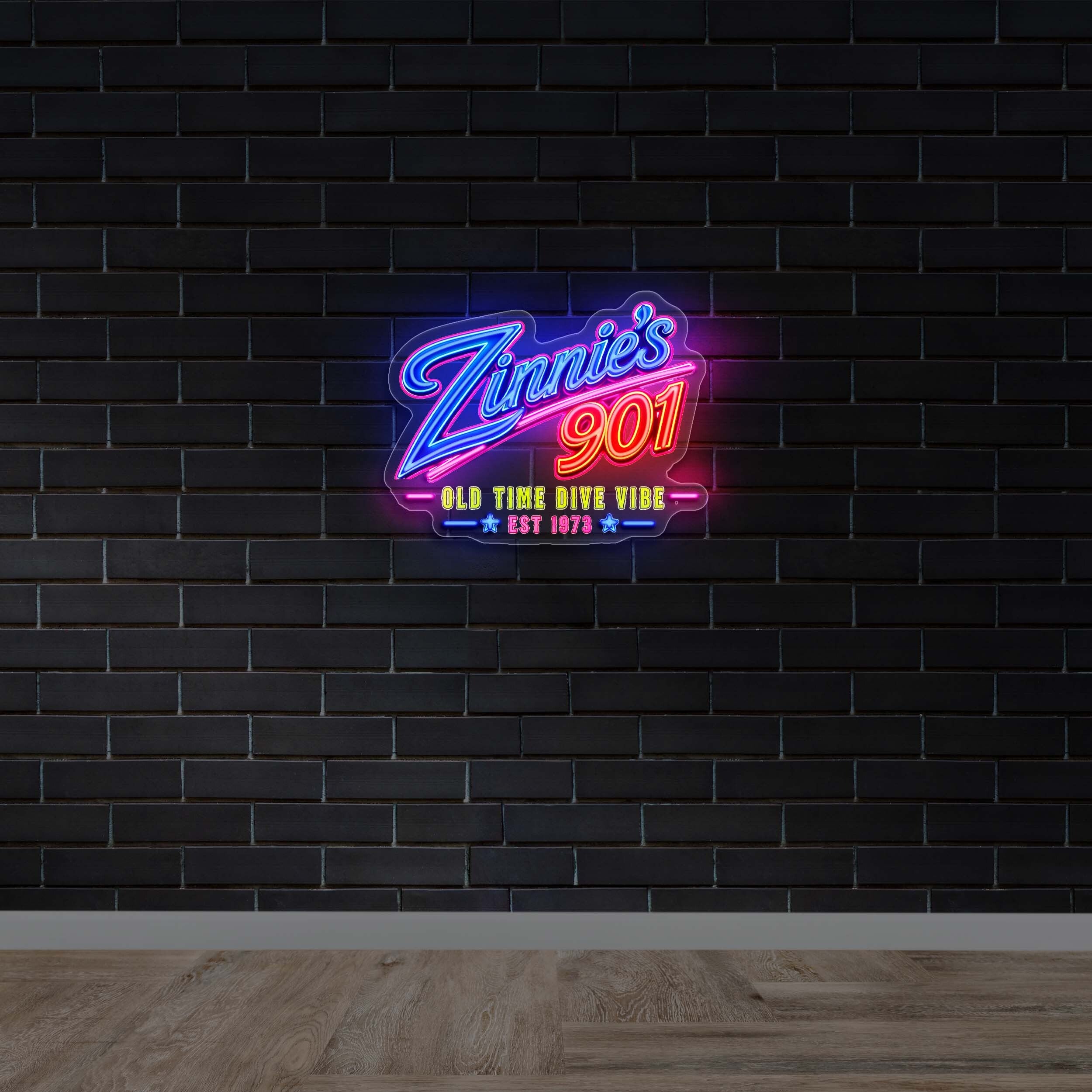 Zinnie’s 901 - Premium Neon Artwork