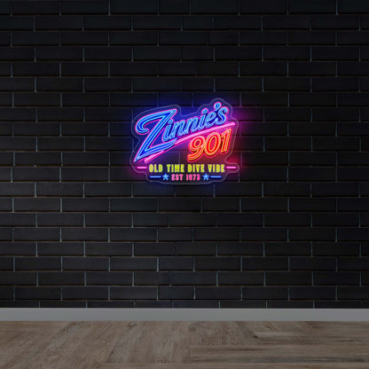 Zinnie’s 901 - Premium Neon Artwork