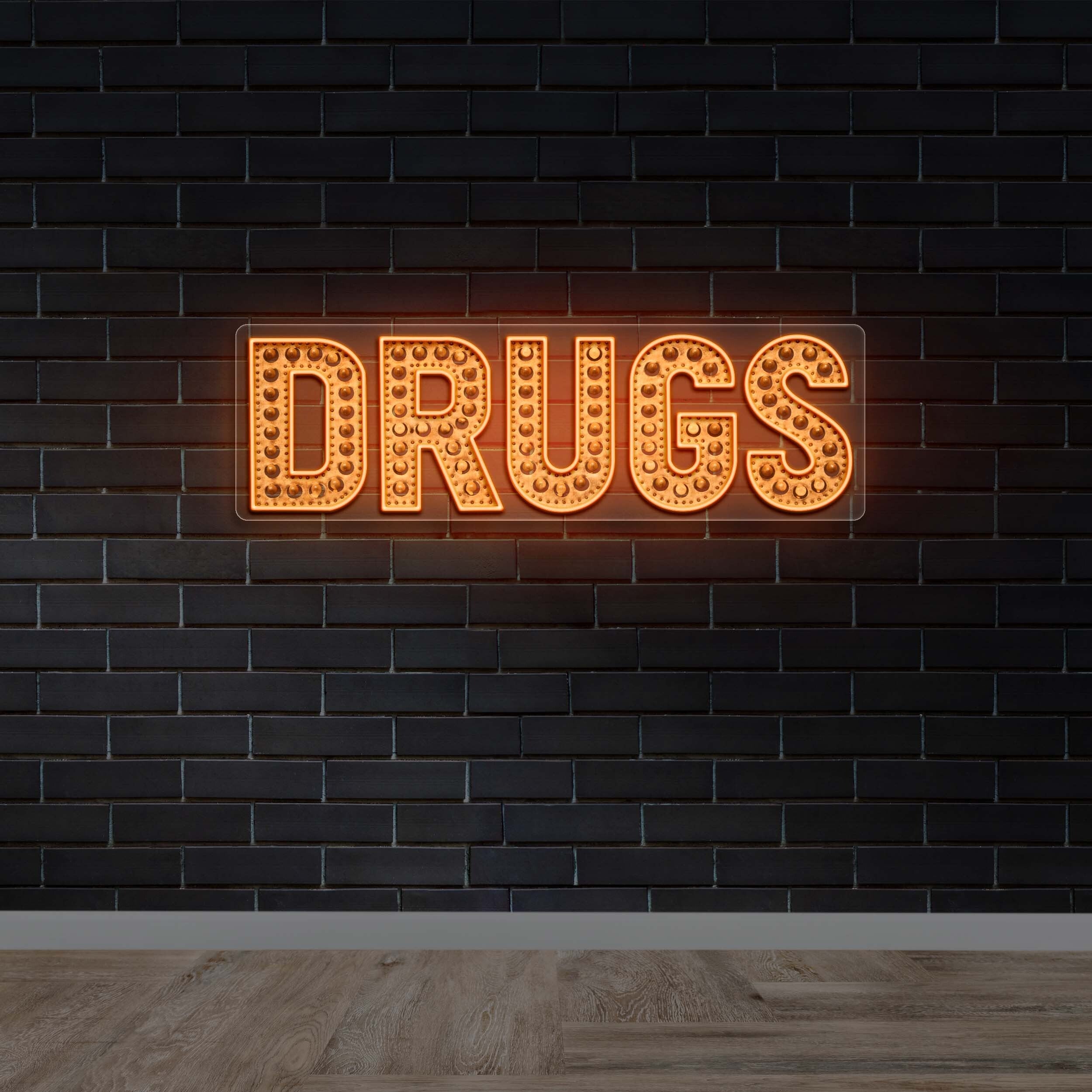 DRUGS - Premium Neon Artwork
