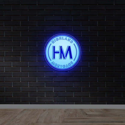 HIGHLAND MORTGAGE - Premium Neon Artwork