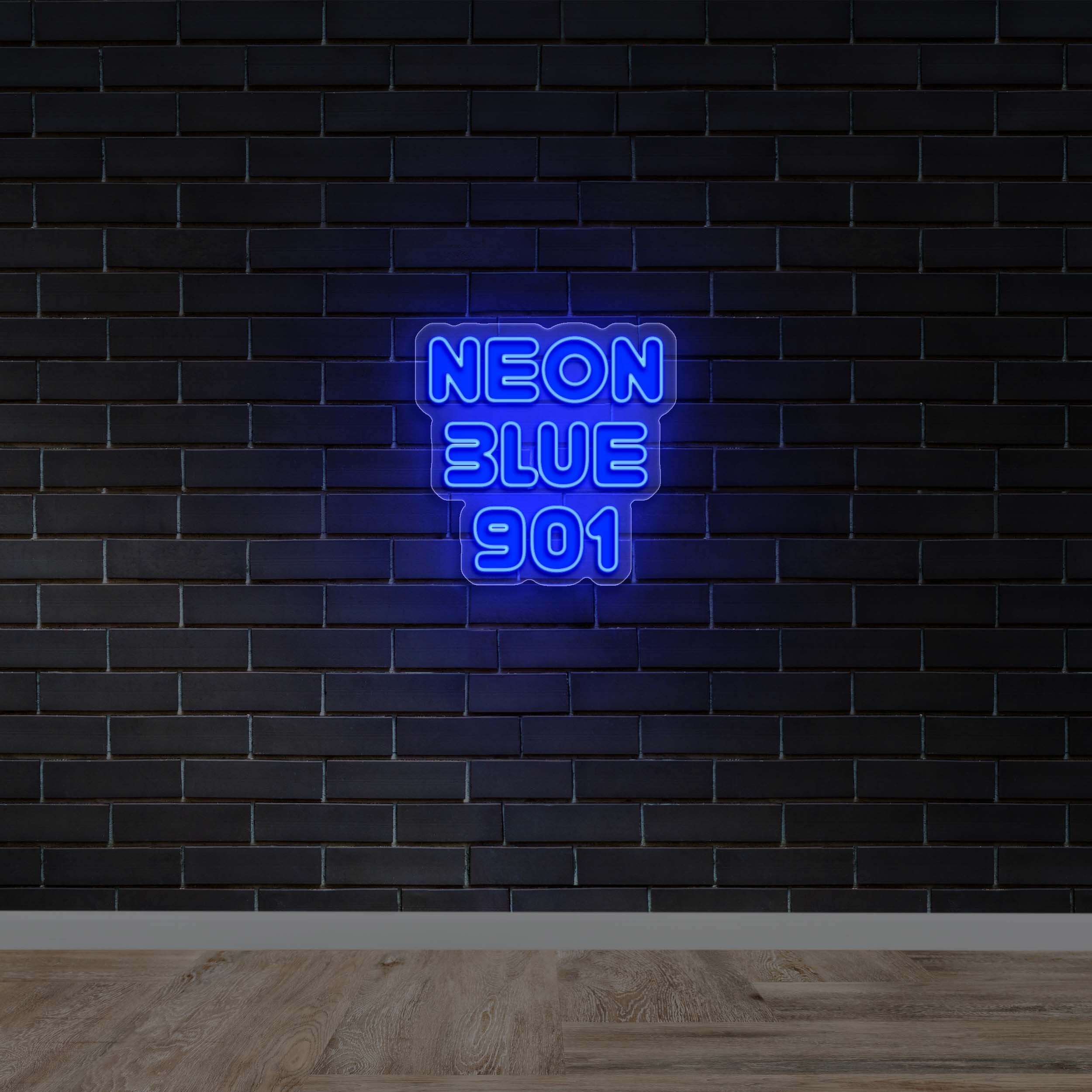 Neon Blue 901 - Premium Neon Artwork