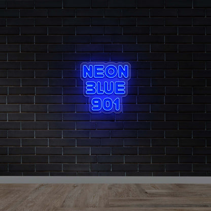 Neon Blue 901 - Premium Neon Artwork