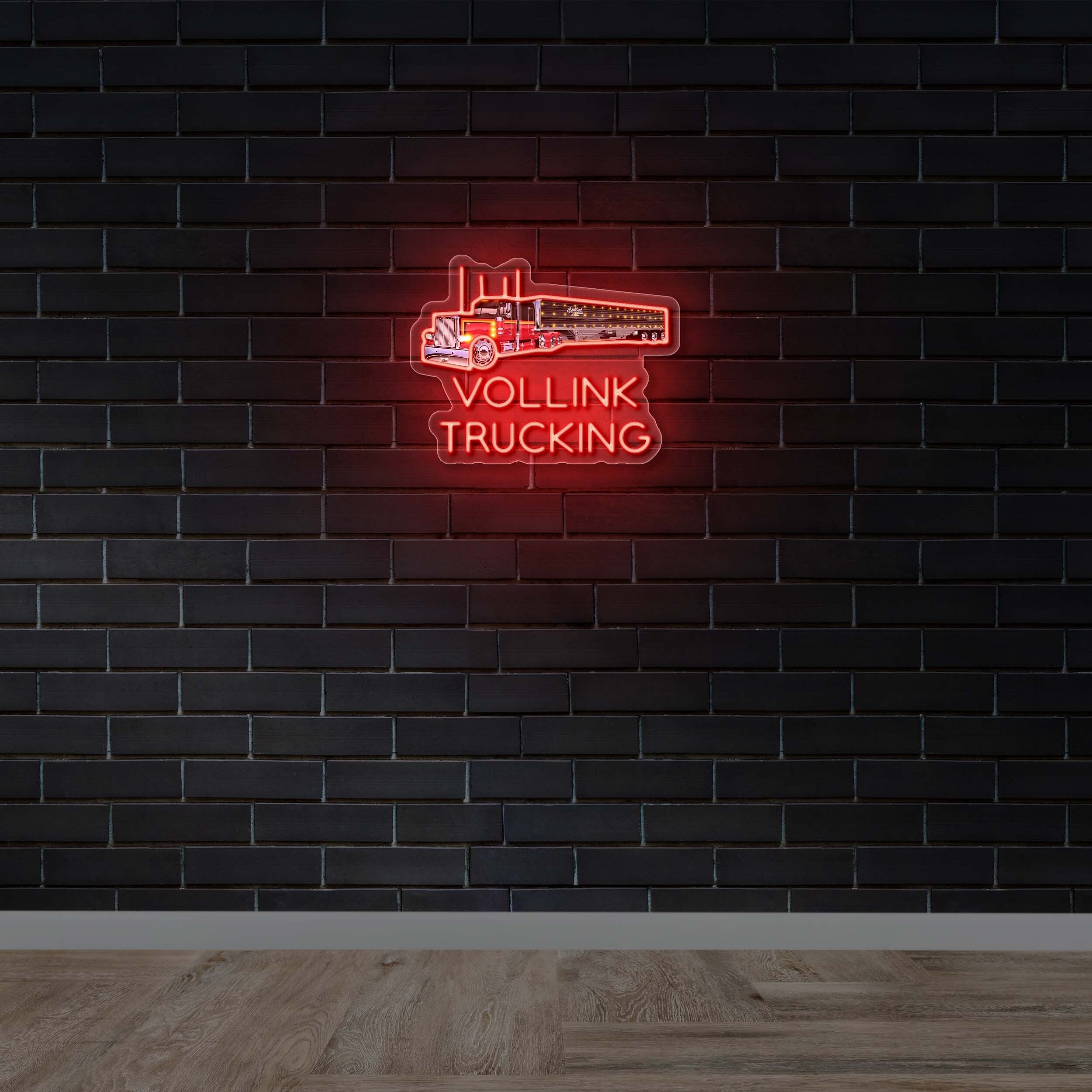 Vollink Trucking - Premium Neon Artwork