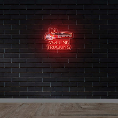 Vollink Trucking - Premium Neon Artwork