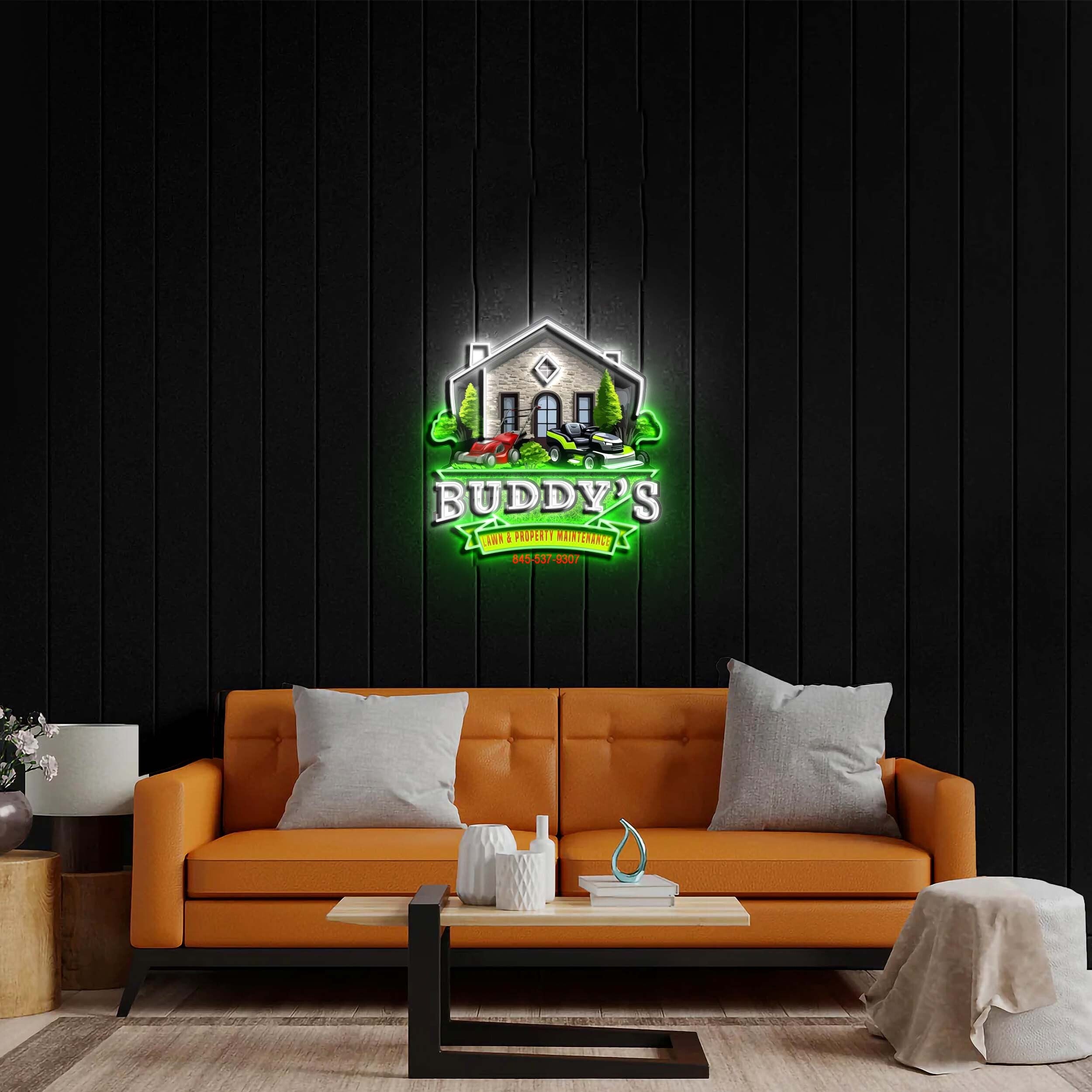 BUDDY'S - Premium Neon Artwork