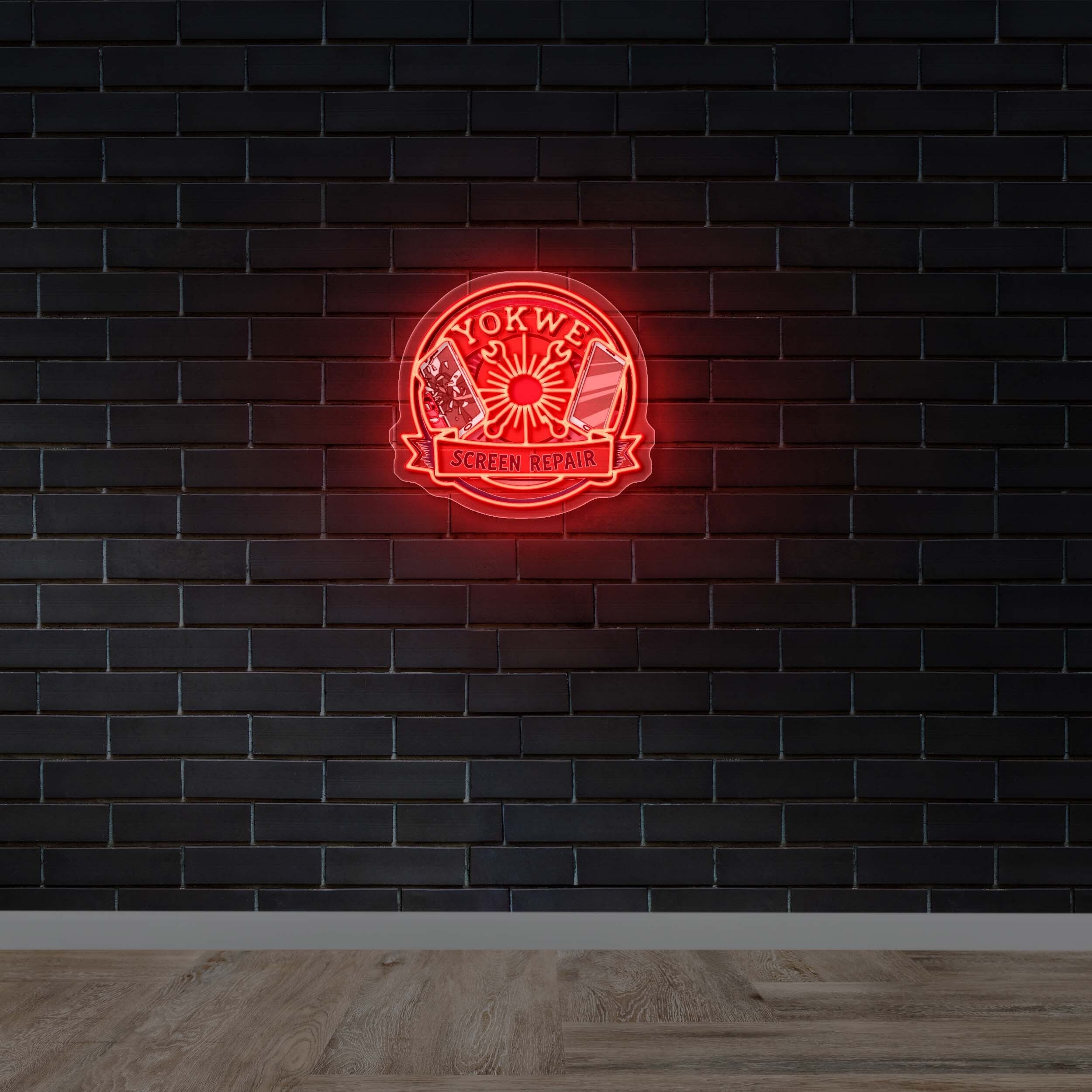 YOKWE SCREEN REPAIR  - Premium Neon Artwork