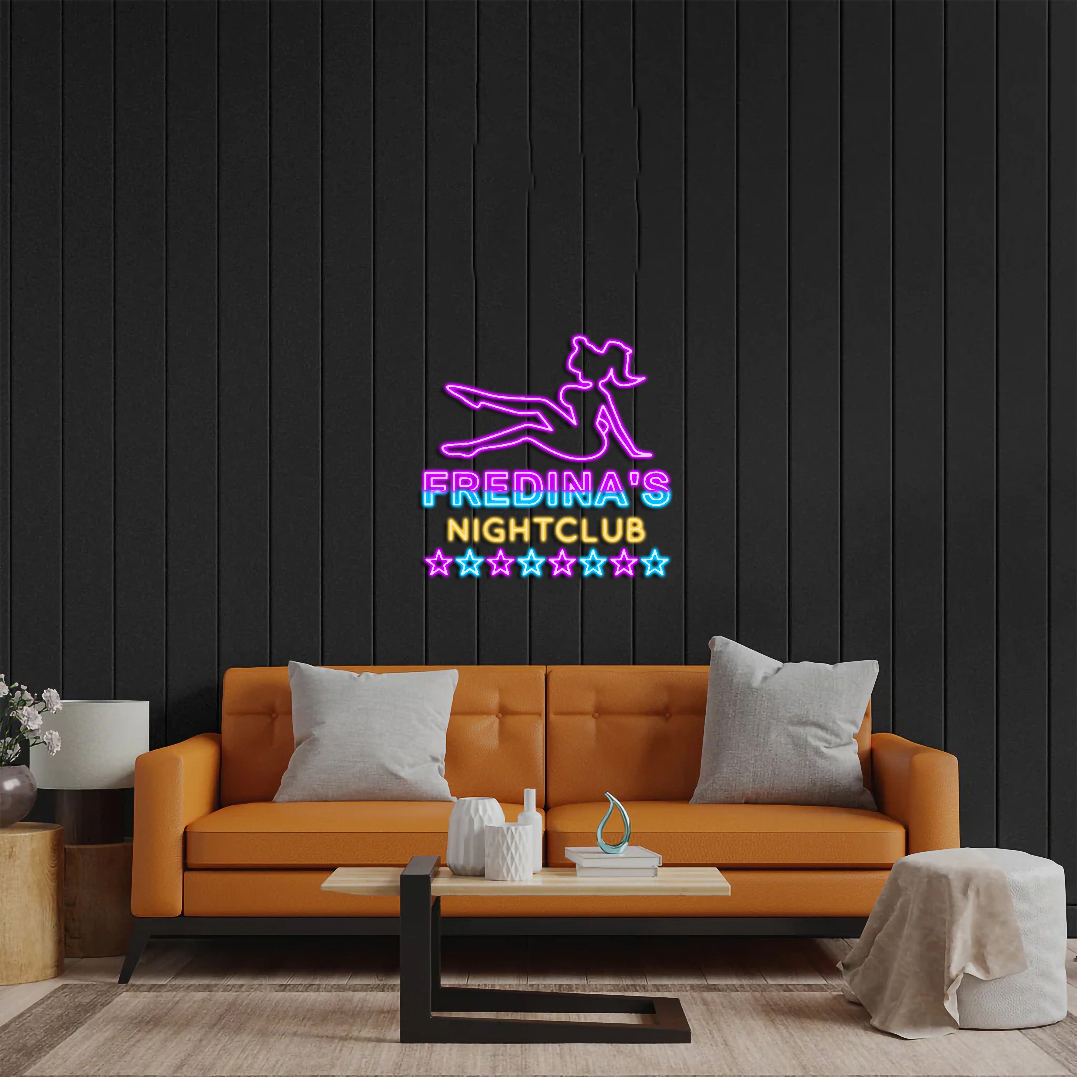 Fredina's Night Club - Premium Neon Artwork