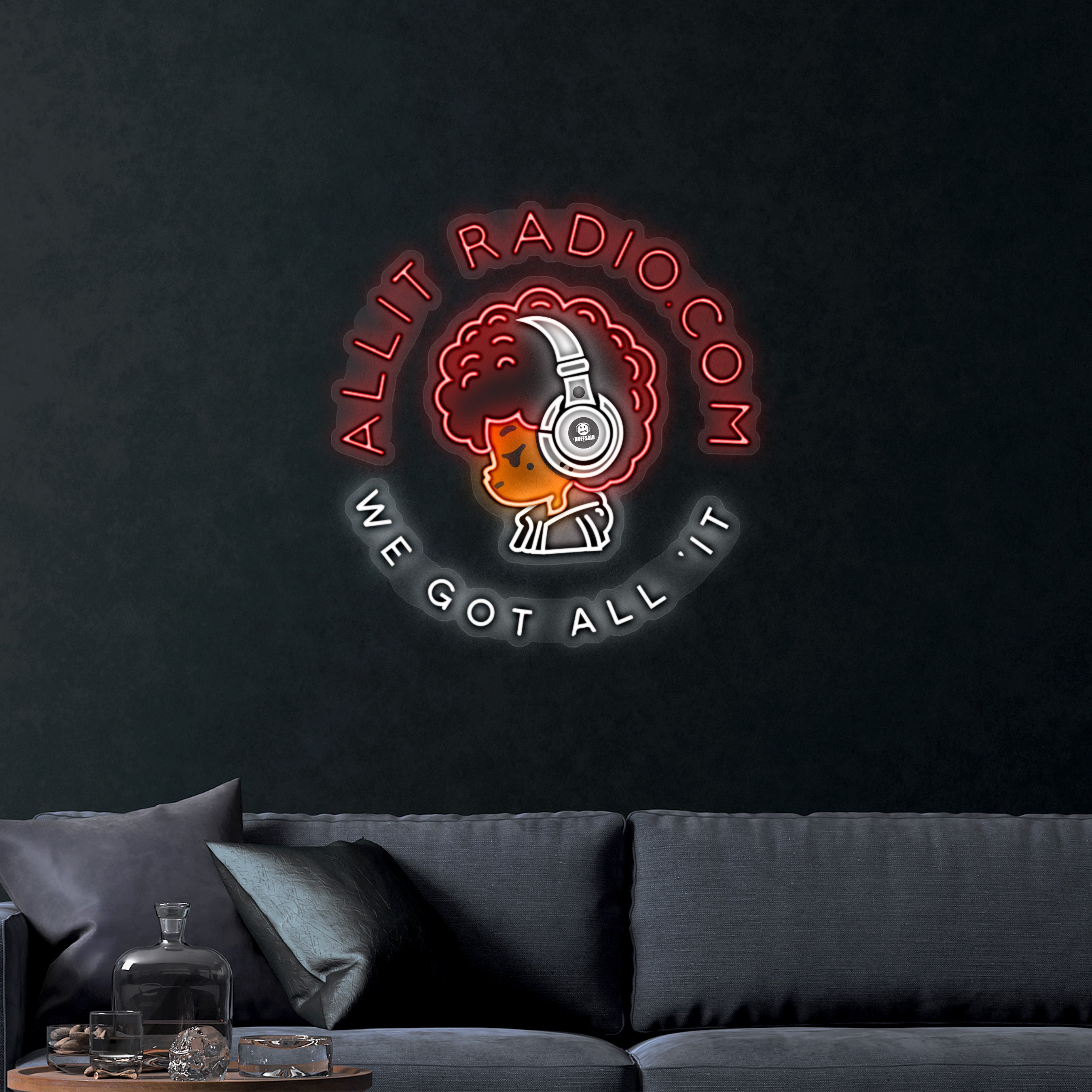 ALLIT RADIO.COM – Premium Neon Artwork