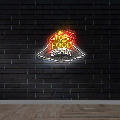 TOP OF THE FOOD CHAIN - Premium Neon Artwork