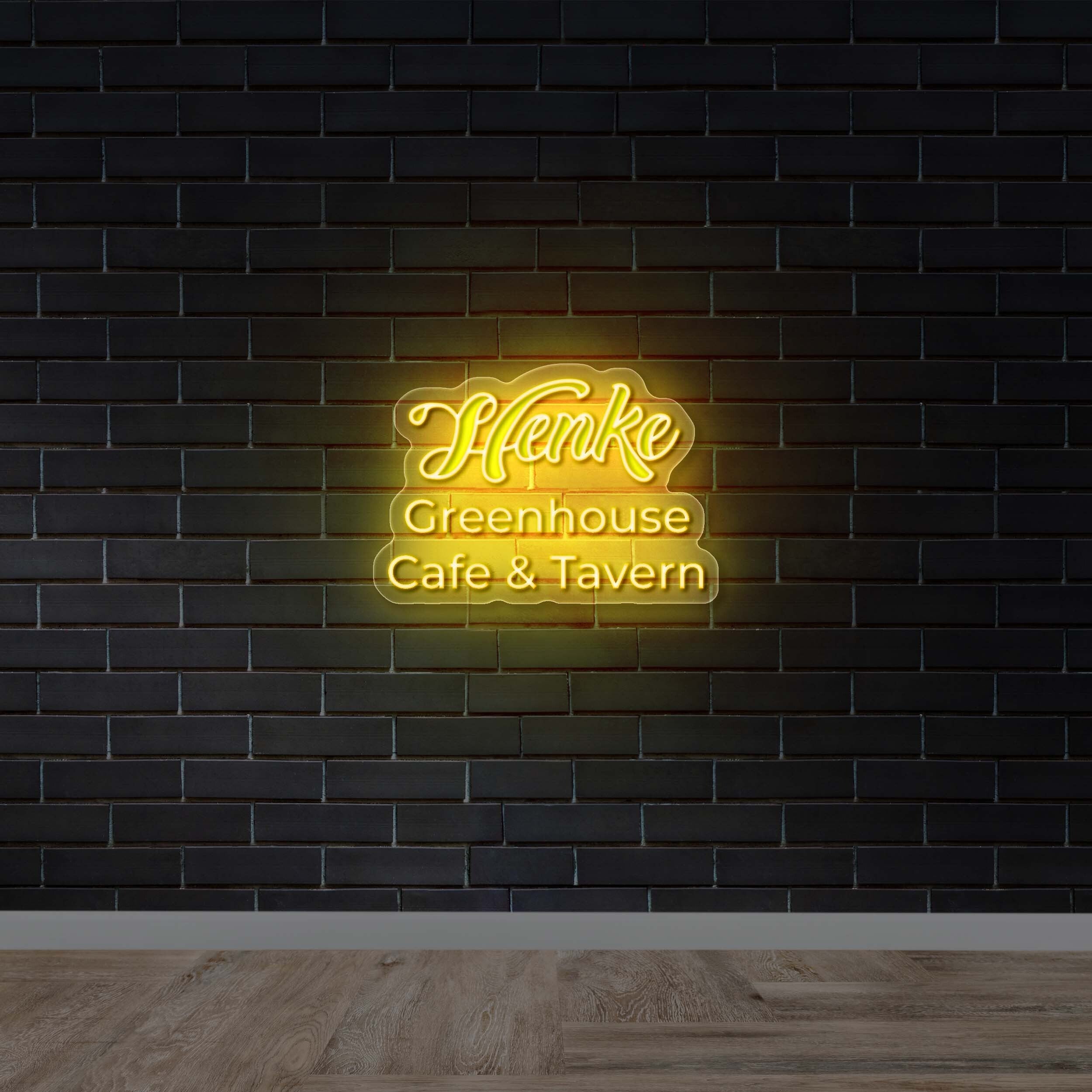 Henke Greenhouse Cafe & Tavern - Premium Neon Artwork