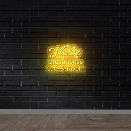 Henke Greenhouse Cafe & Tavern - Premium Neon Artwork