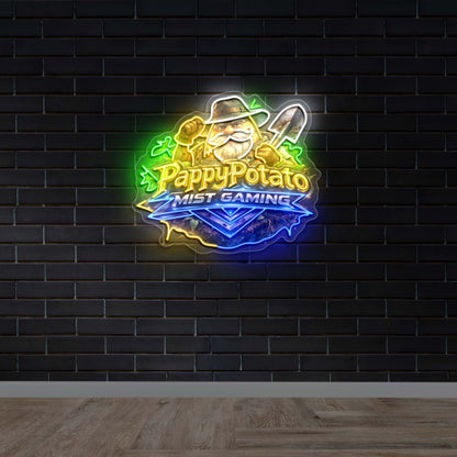 PAPPY POTATO - Premium Neon Artwork