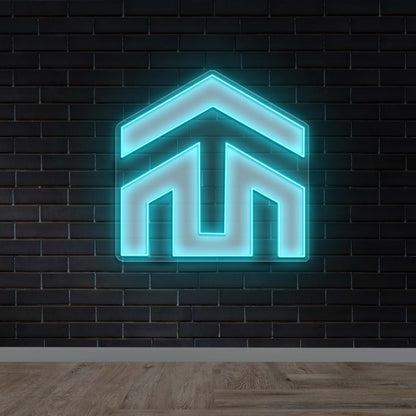 Tanner Materials logo - Premium Neon Artwork