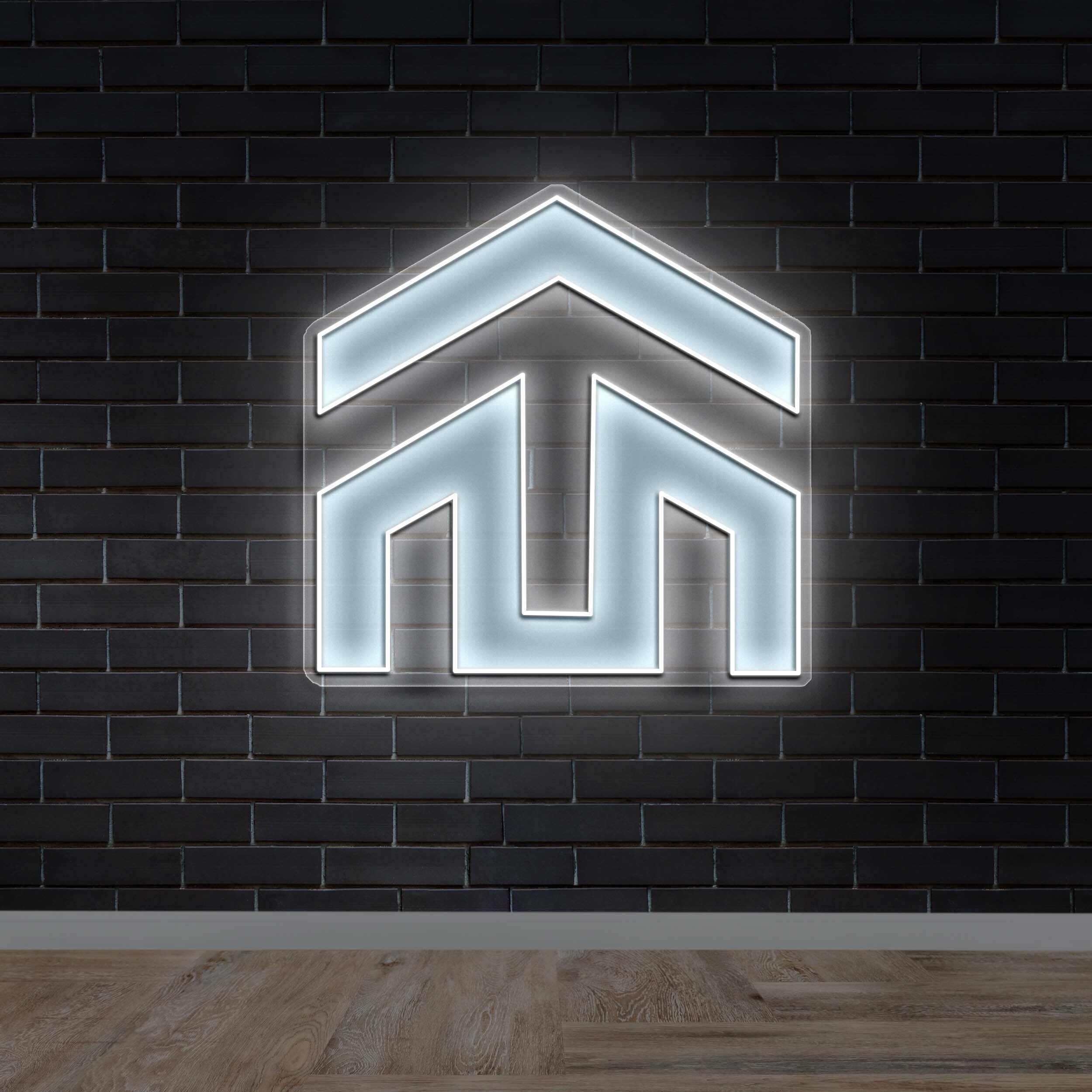 Tanner Materials logo - Premium Neon Artwork