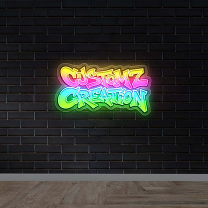CUSTOMZ CREATION - Premium Neon Artwork