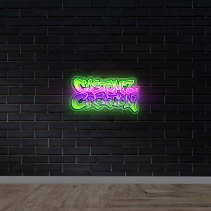 CUSTOMZ CREATION - Premium Neon Artwork