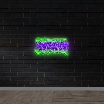 CUSTOMZ CREATION - Premium Neon Artwork