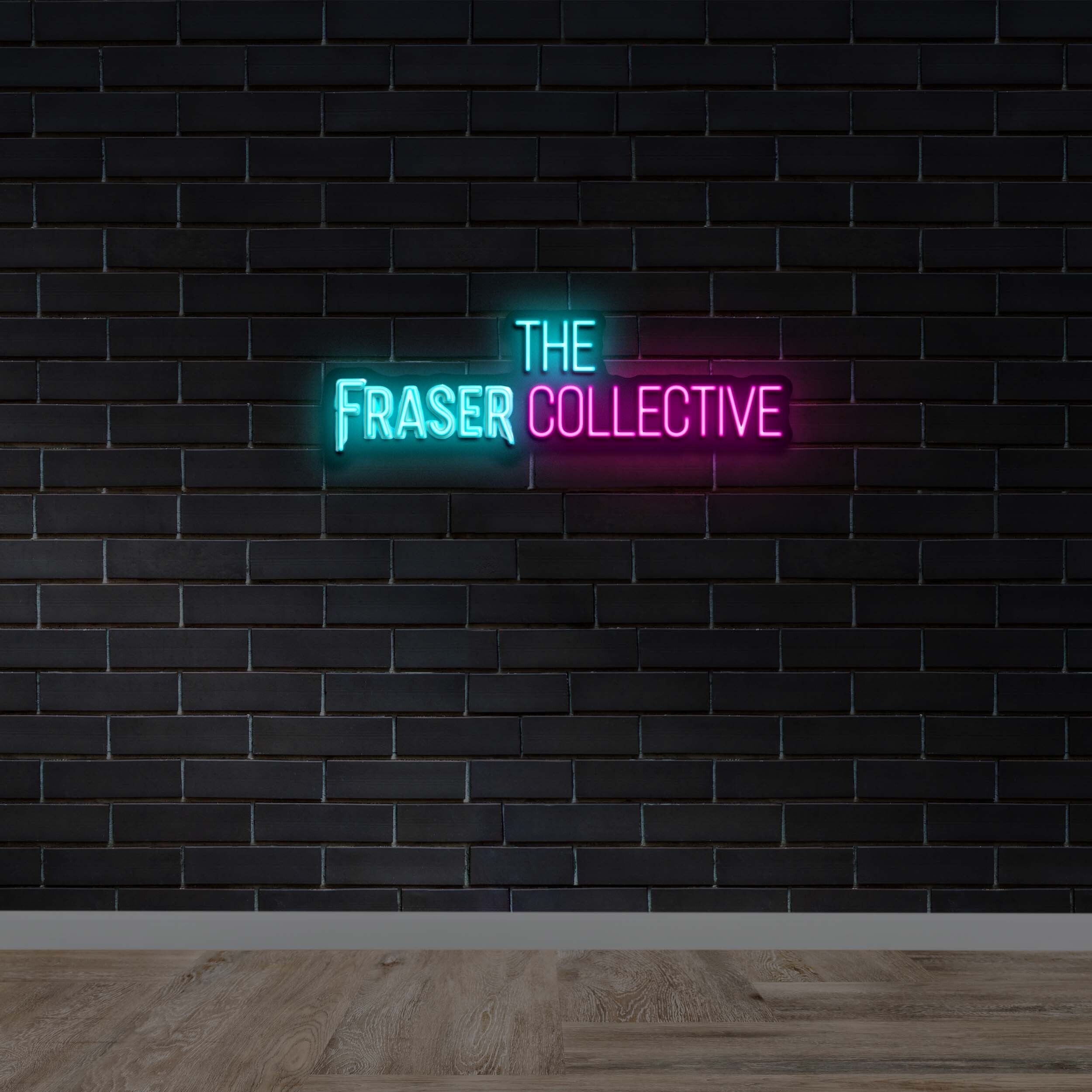 The Fraser Collective | 3rd Black Backing - Premium Neon Artwork